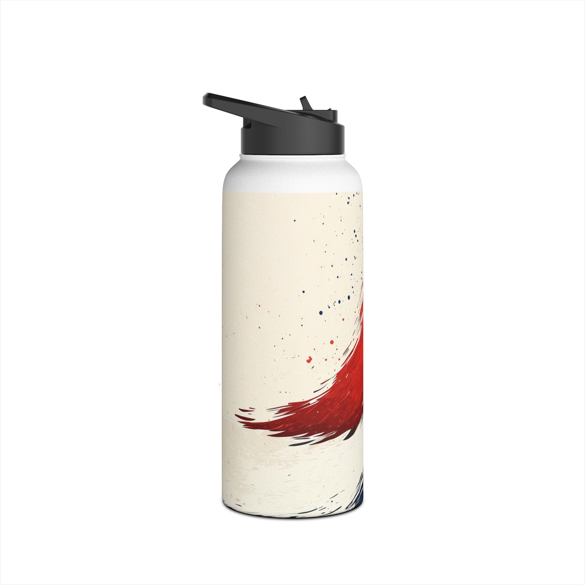 Crimson Sweep - Stainless Steel Water Bottle