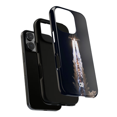 Obsidian Rocket Ascent · Tough Phone Case for iPhone