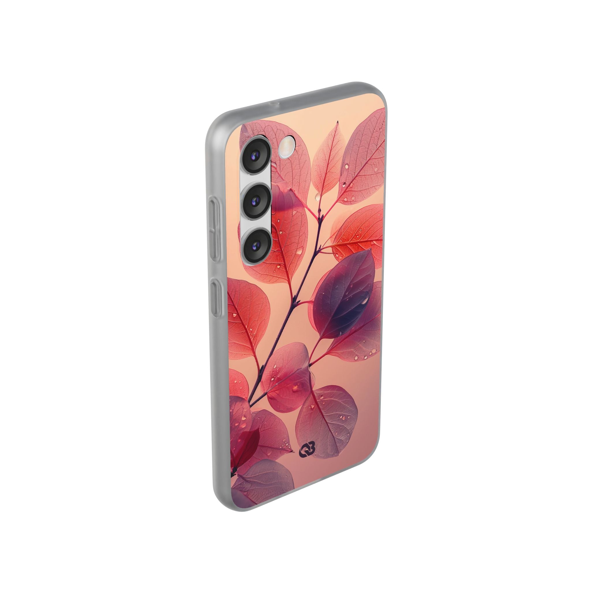 Dewy Magenta Foliage · Soft Phone Case for Samsung
