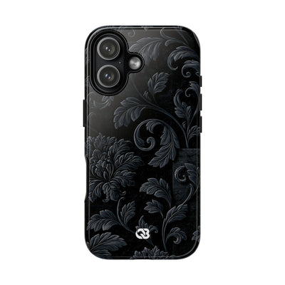 Obsidian Damask · Tough Phone Case for iPhone · Black