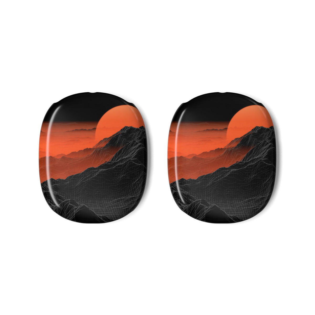 Solar Ridge Mesh · Hard Case for AirPods Max · Black