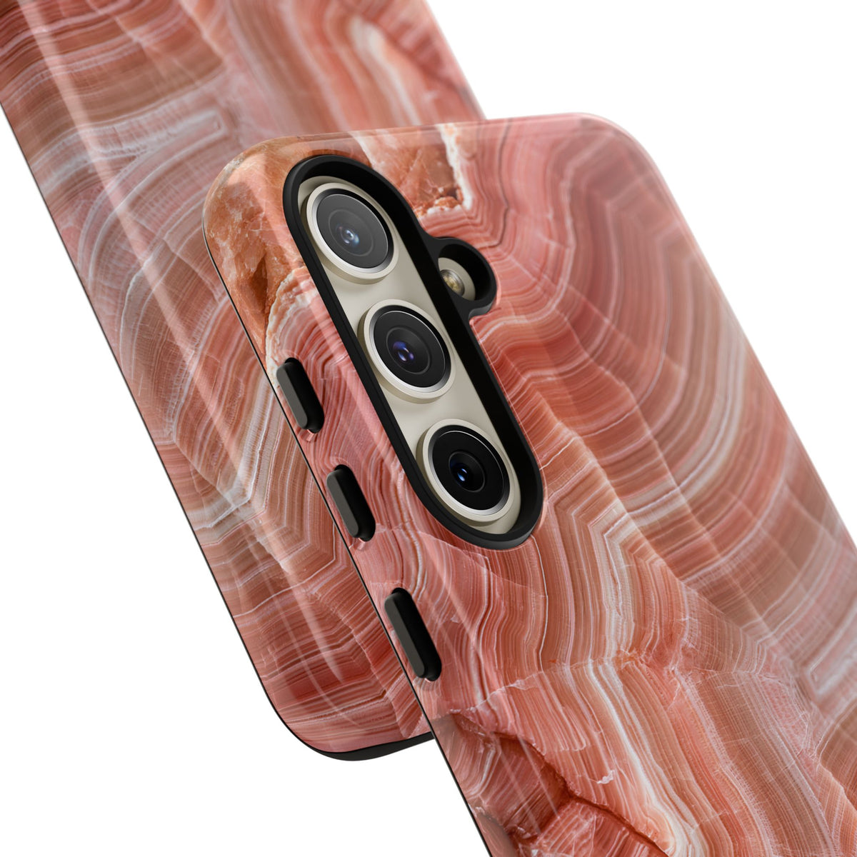 Blushing Rose Strata · Tough Phone Case for Samsung · Pink
