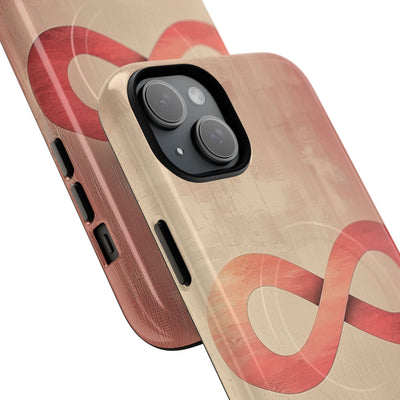 Terracotta Infinity Stroke · Tough+ Magsafe