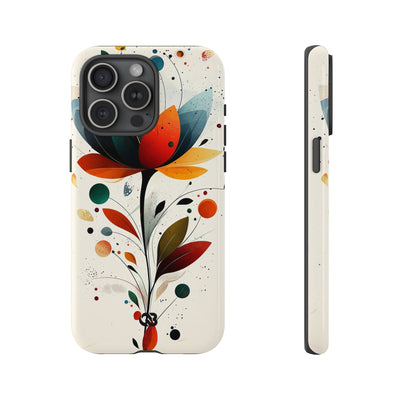 Burnt Petal Abstract · Tough Phone Case for iPhone