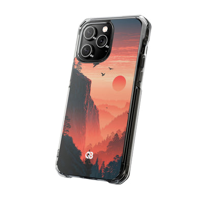 Orange Impact MagSafe Phone Case for iPhone - Crimson Ridge Flight