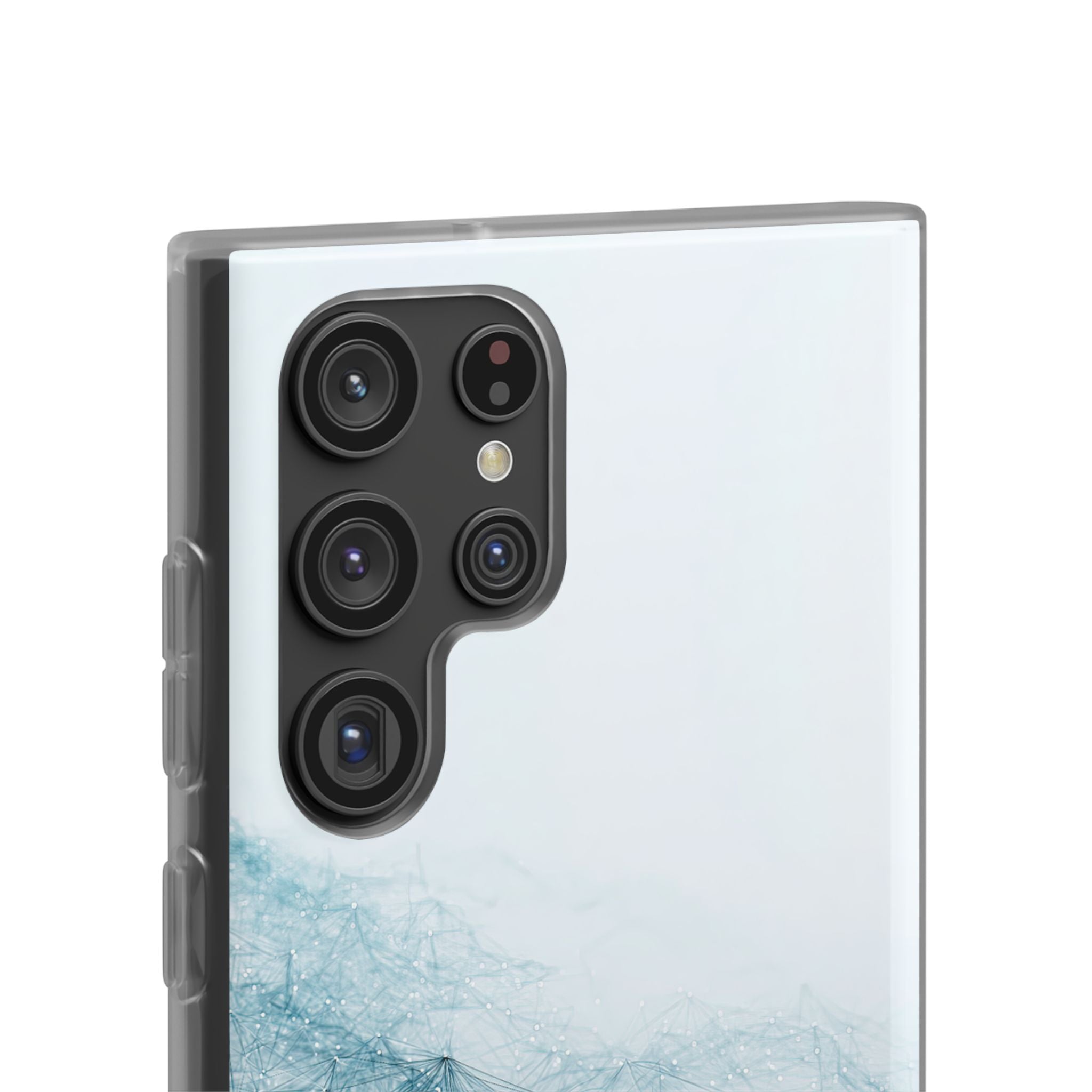 Teal Lite Phone Case for Samsung - Cyan Vector Lattice