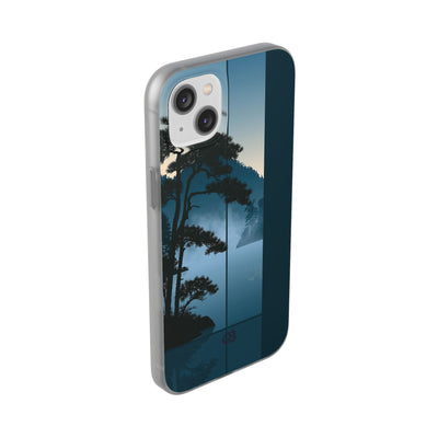 Blue Lite Phone Case for iPhone - Kyoto Mist Pine