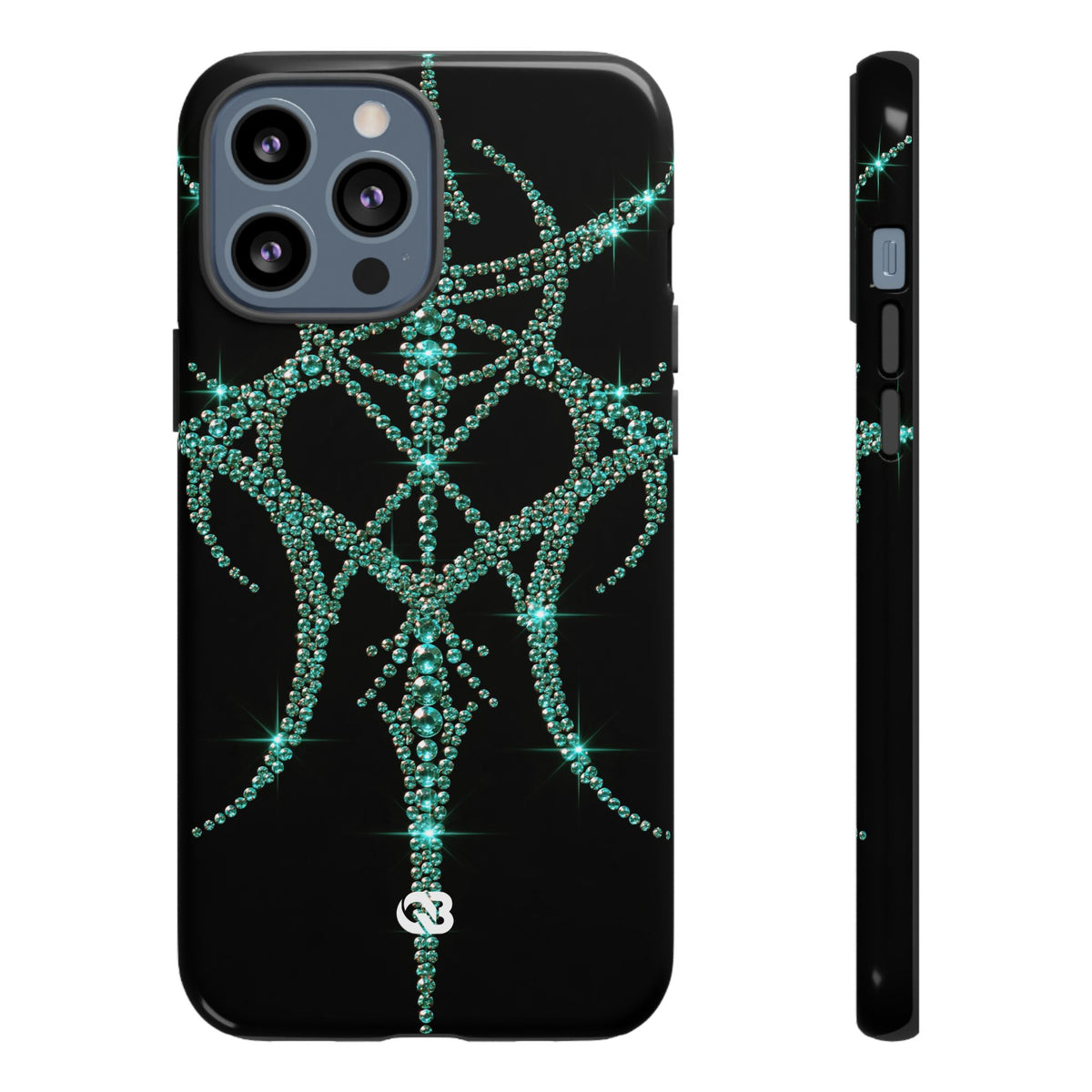 Teal Cyber Sigil · Tough Phone Case for iPhone · Teal