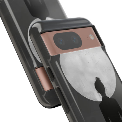 Silhouette Moonlight Google Pixel 8 Case - Tough
