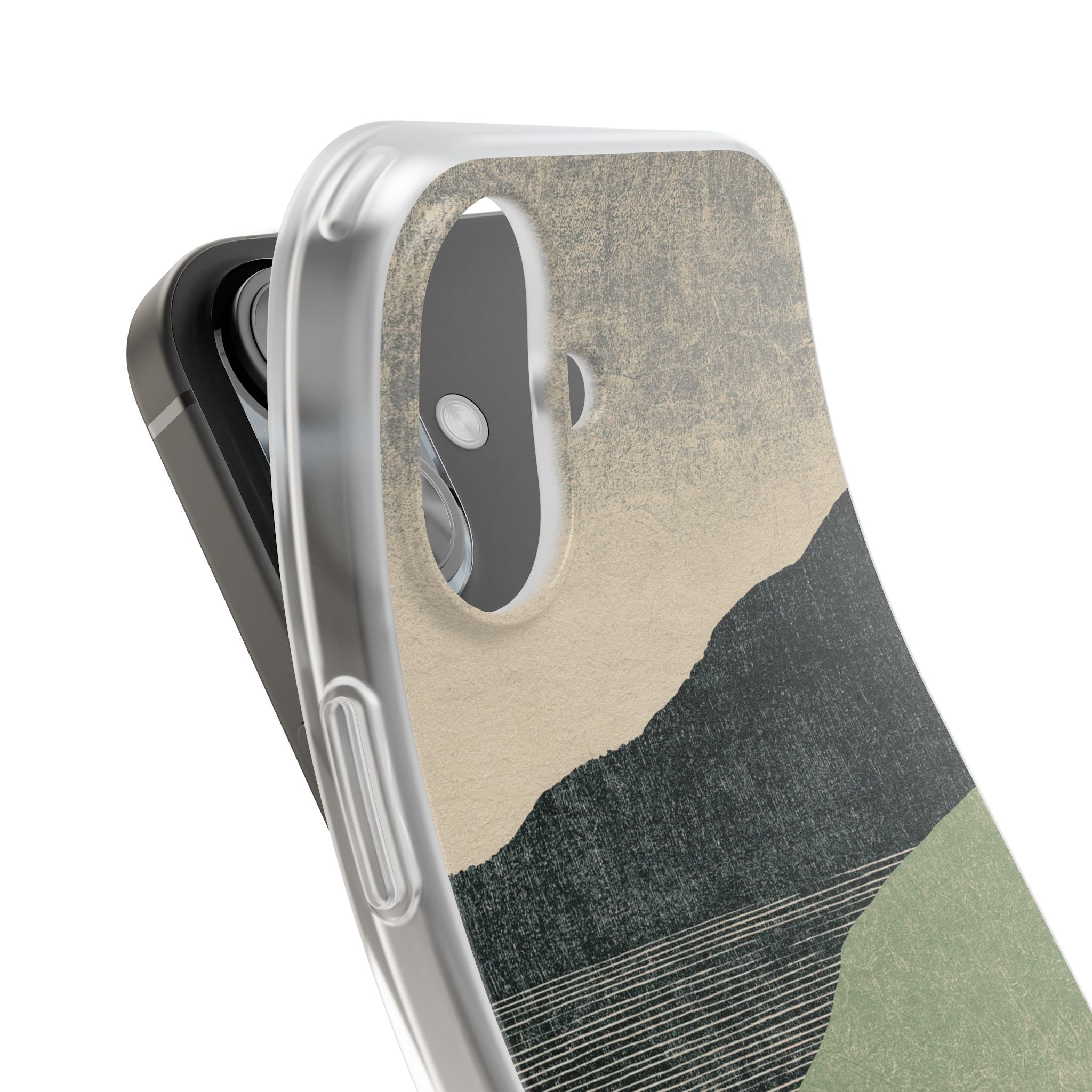 Green Lite Phone Case for iPhone - Moss Ridge Grain