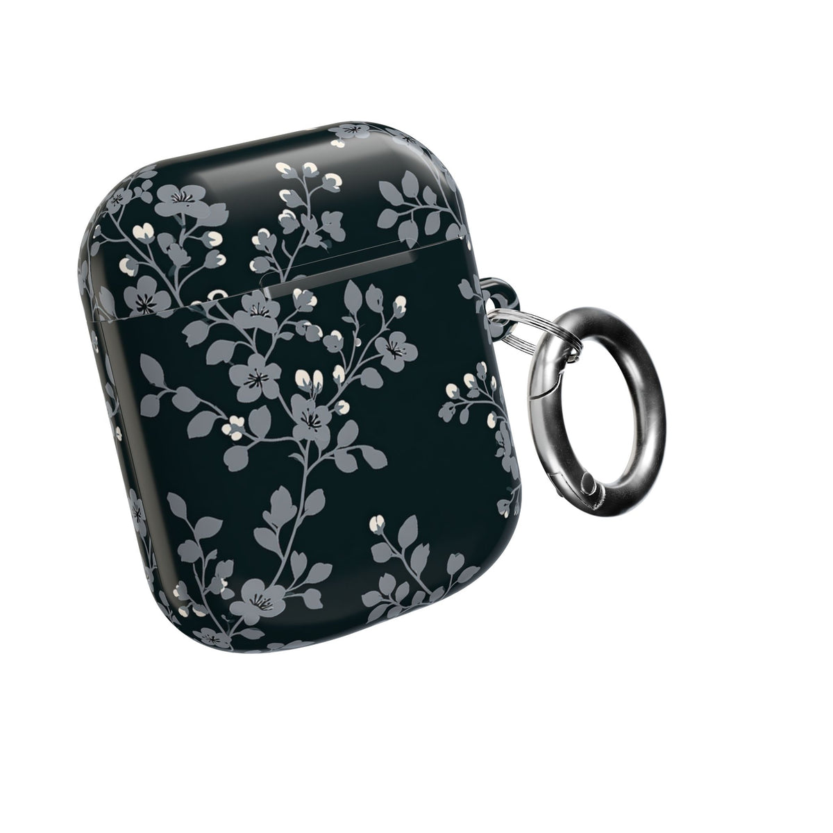 Nocturne Blossom Branch · Hard Case for AirPods & AirPods Pro · Black