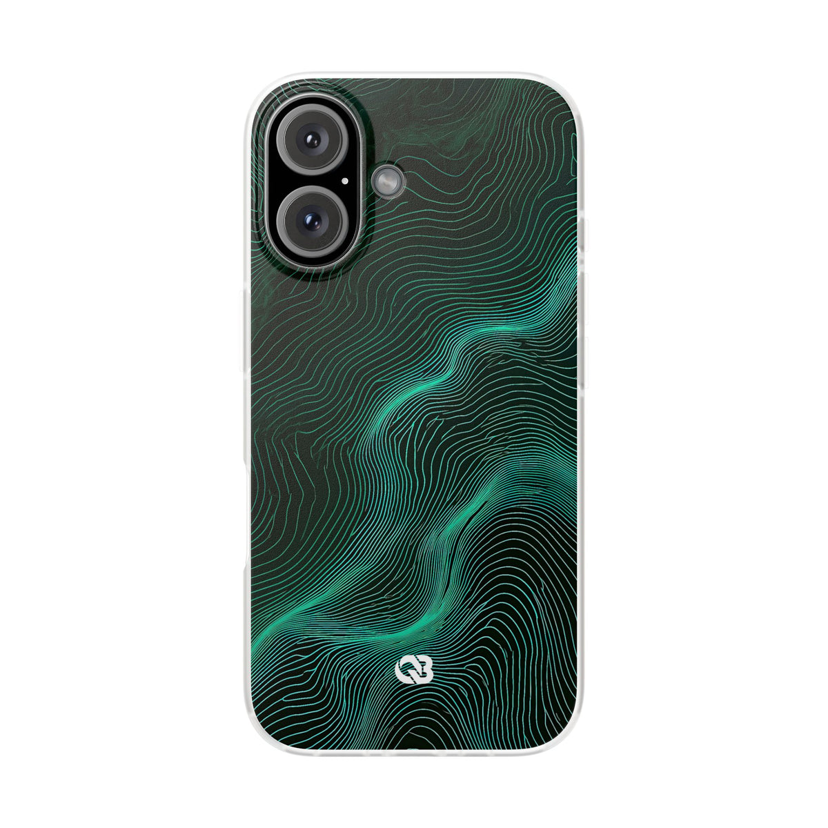 Emerald Topo Ridge · Lite Phone Case for iPhone ·  Green