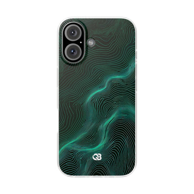 Emerald Topo Ridge · Lite Phone Case for iPhone ·  Green