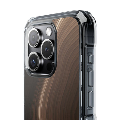 Brown Impact MagSafe Phone Case for iPhone - Bronzed Canyon Relief