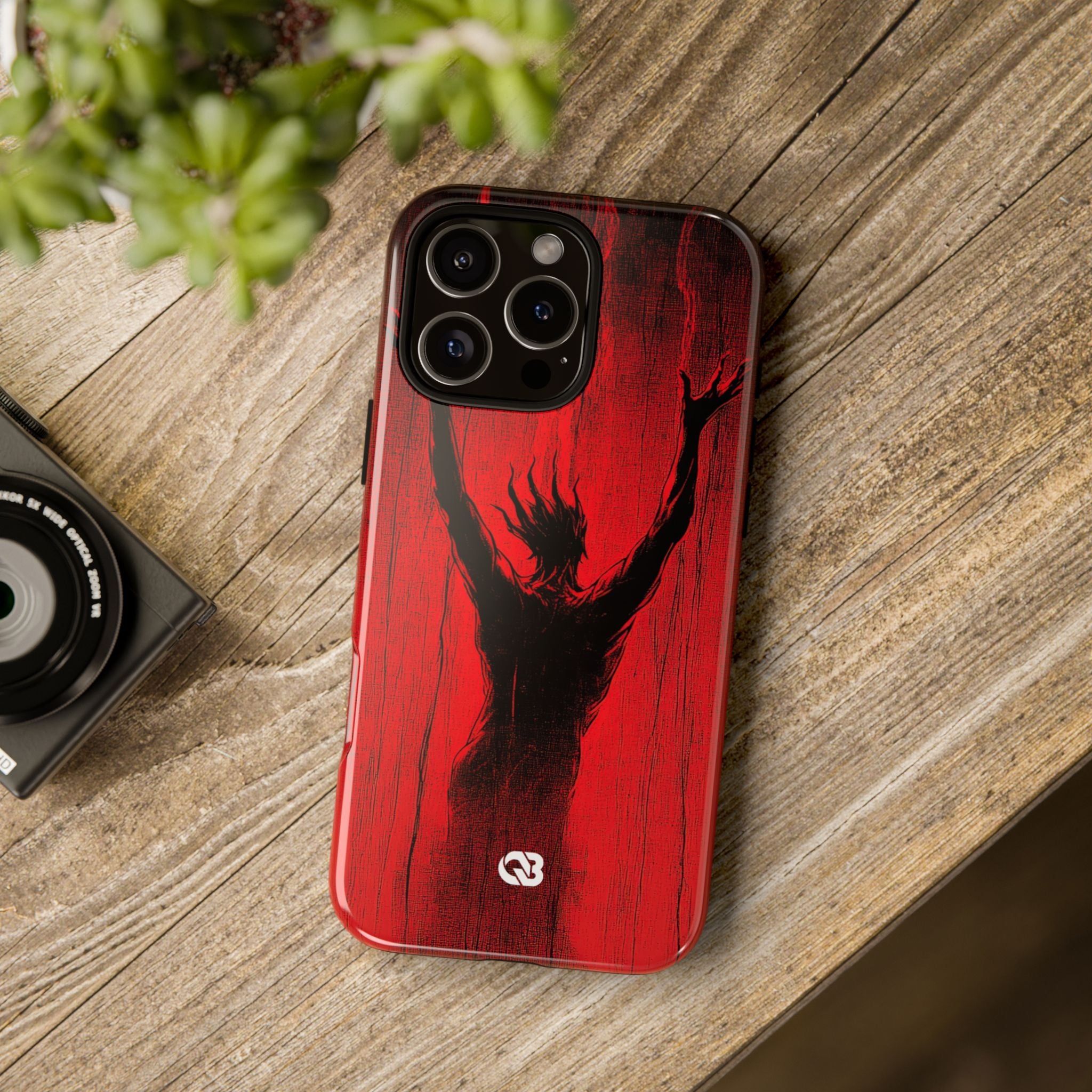 Crimson Shadow Ascent · Tough Custodia per iPhone