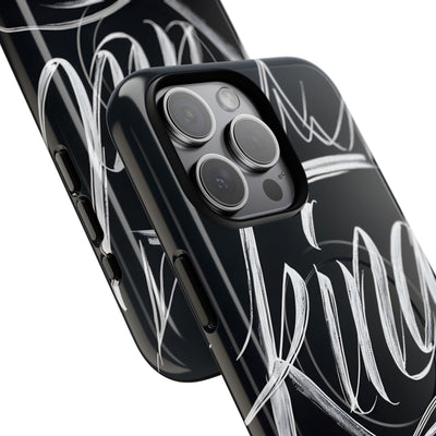 Noir Crown Script · Tough+ Magsafe