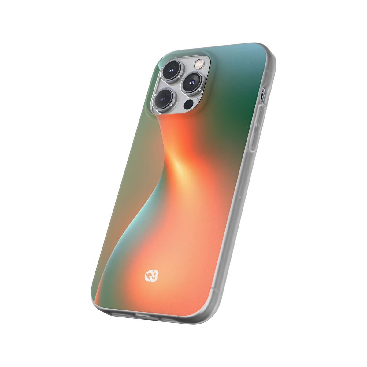 Radiant Contour · Lite Phone Case for iPhone ·  Orange