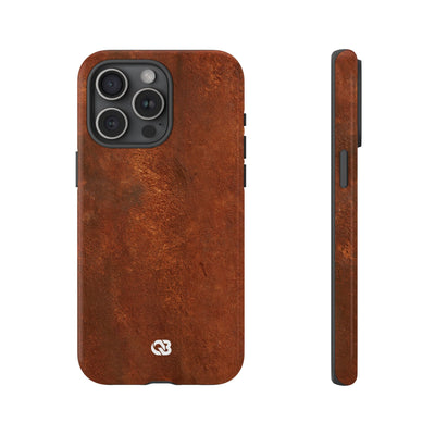 Oxidized Corten · Tough Phone Case for iPhone · Brown