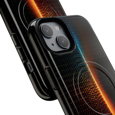 Luminous Refraction Grid · Tough 2.0 Magnetic Phone Case for iPhone · Black