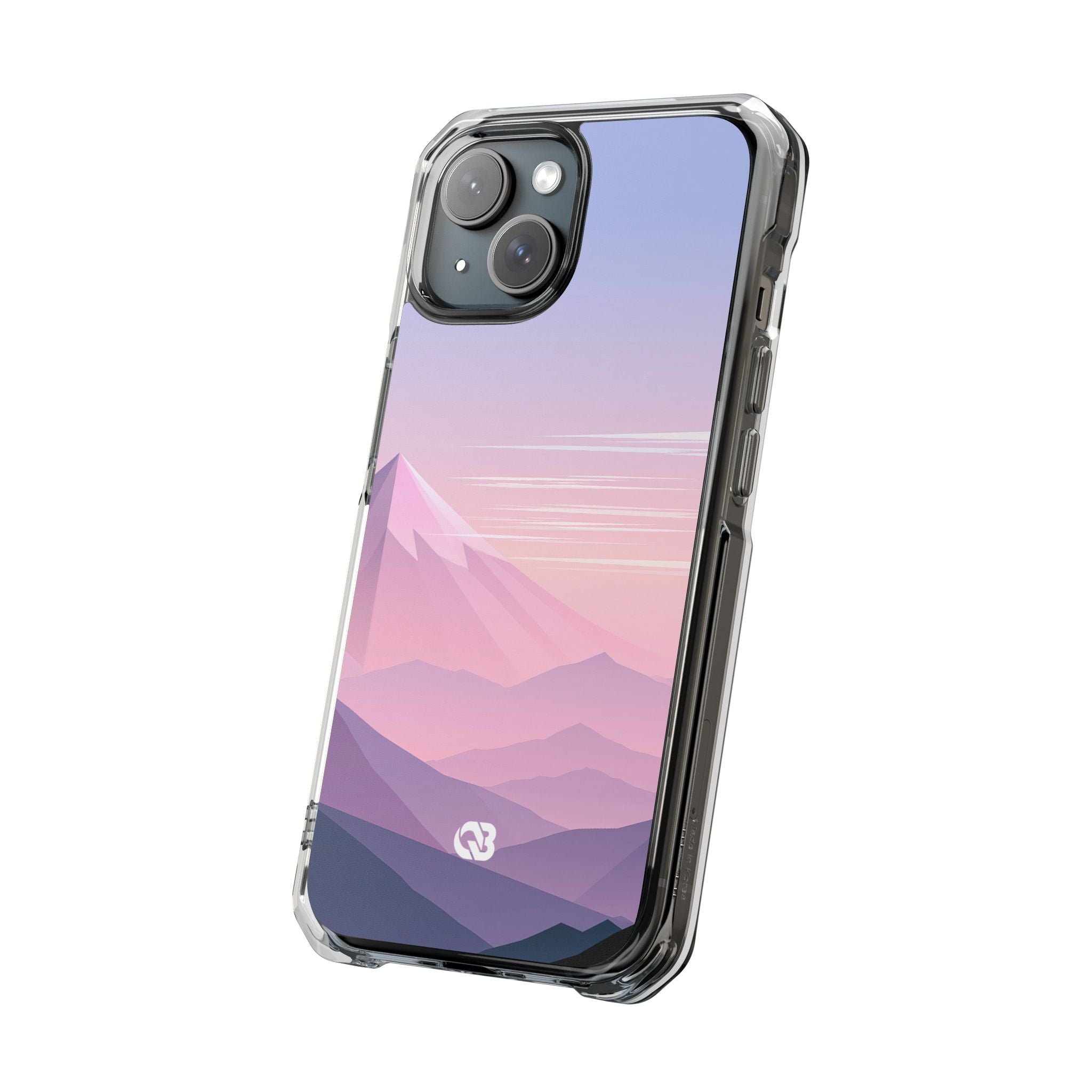 Purple Impact MagSafe Phone Case for iPhone - Lavender Alpine Dawn