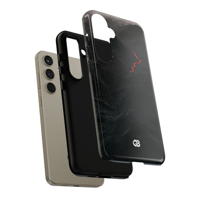 Crimson Ridge Pass · Tough Phone Case for Samsung · Black