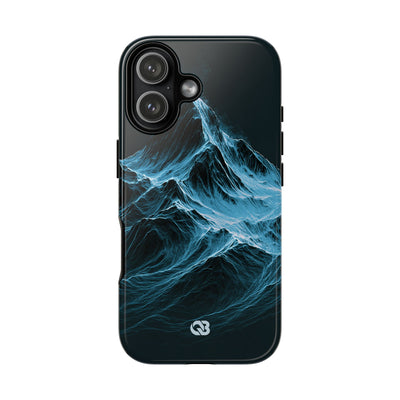 Nordic Frost Peak · Tough Phone Case for iPhone · Blue