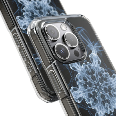Blue Impact MagSafe Phone Case for iPhone - Glacial Smoke Crown
