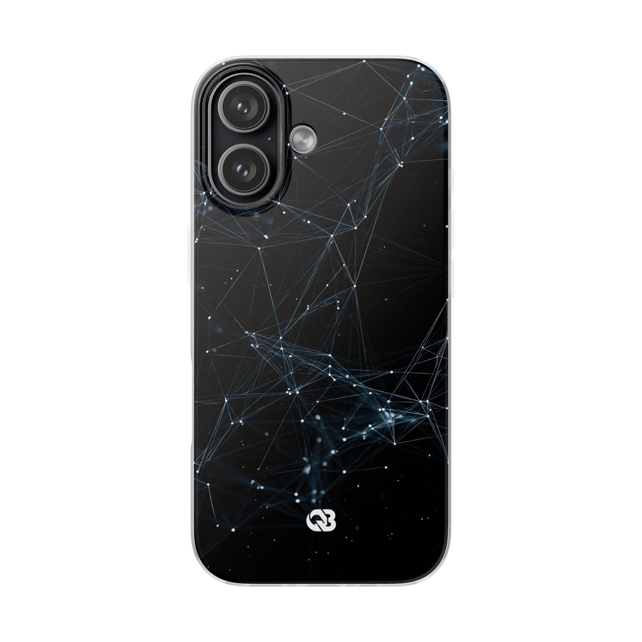 Black Lite Phone Case for iPhone - Arctic Neural Mesh