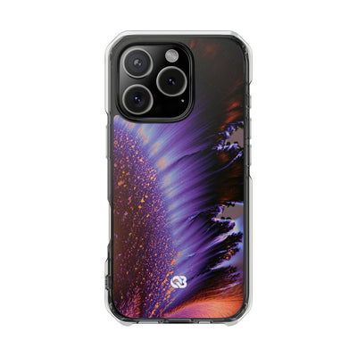 Ethereal Corona · Clear Impact Magnetic Phone Case for iPhone · Purple