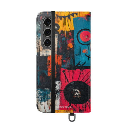 Turquoise Grin - Samsung S24 Plus Case - Wallet