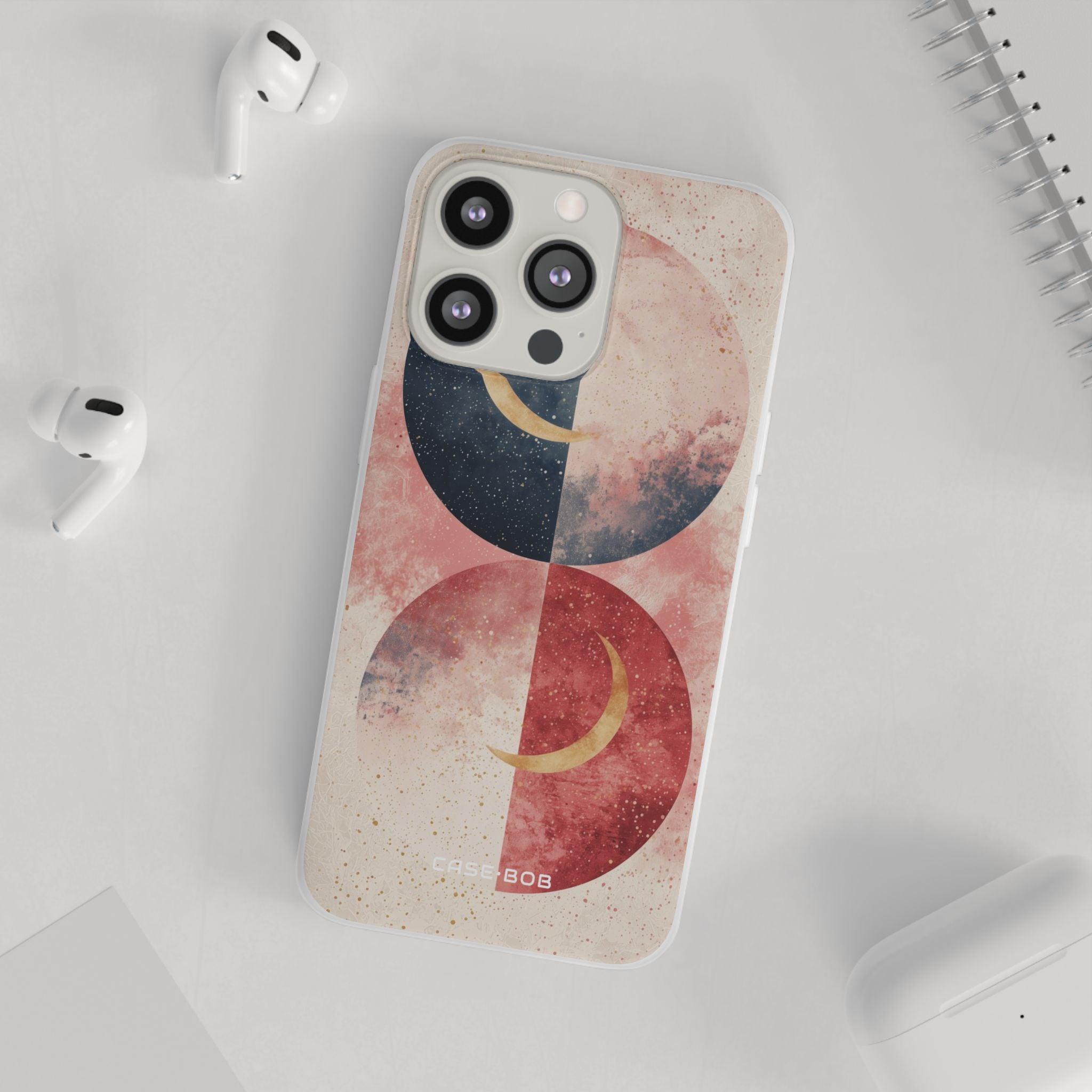 Gouden Halvemaan Cirkels iPhone 13 Pro - Soft