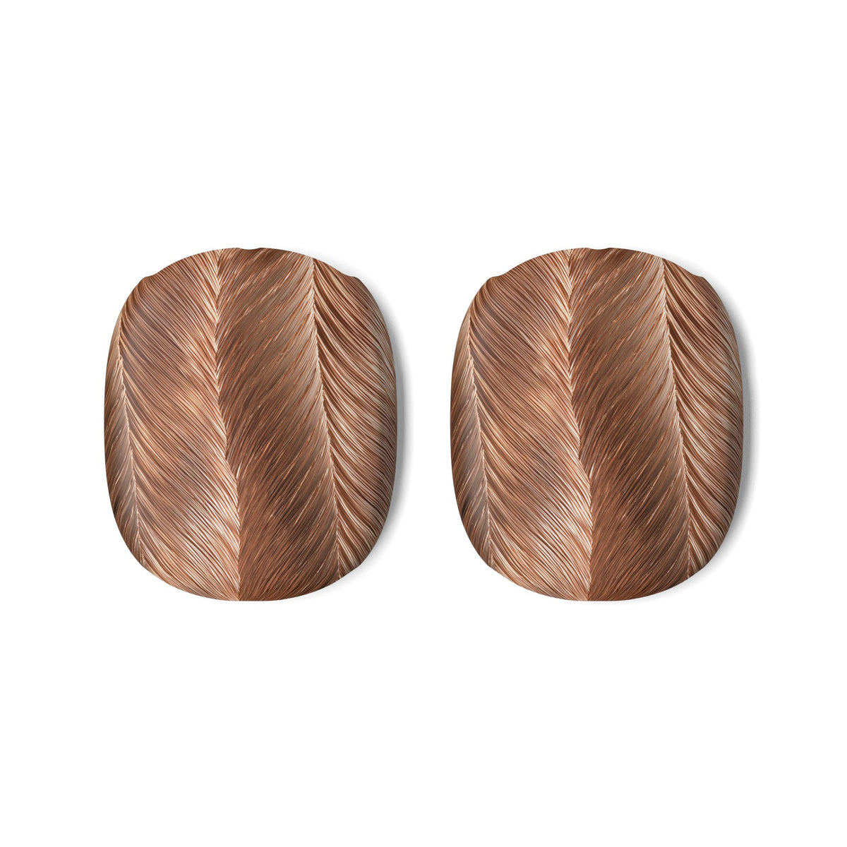 Rose Gold Weave · Hard Case for AirPods Max · Brown