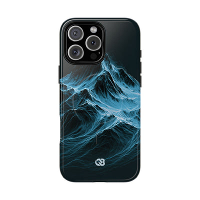 Nordic Frost Peak · Tough 2.0 Magnetic Phone Case for iPhone · Blue