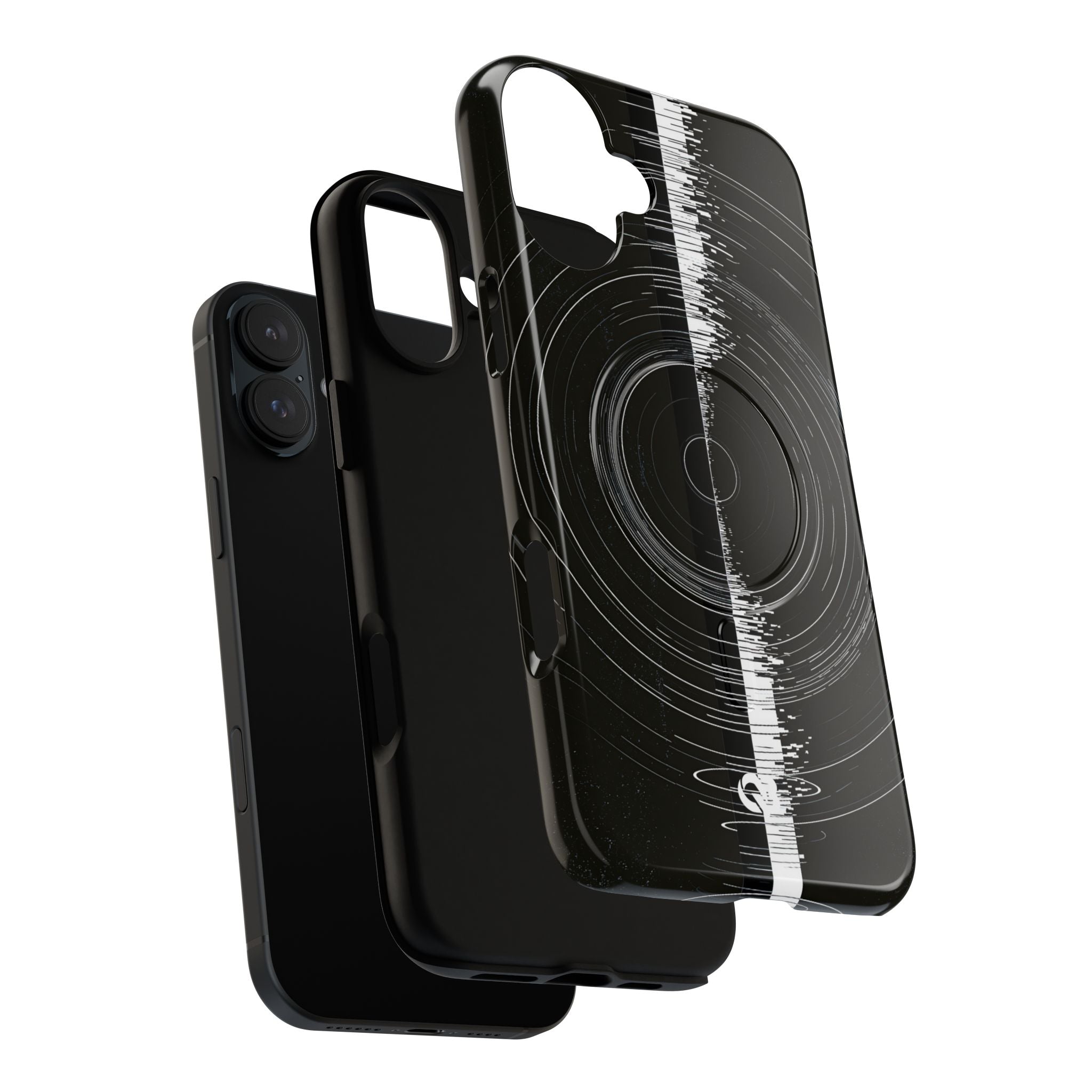 Black Tough 2.0 Magsafe Phone Case for iPhone - Obsidian Orbital Signal