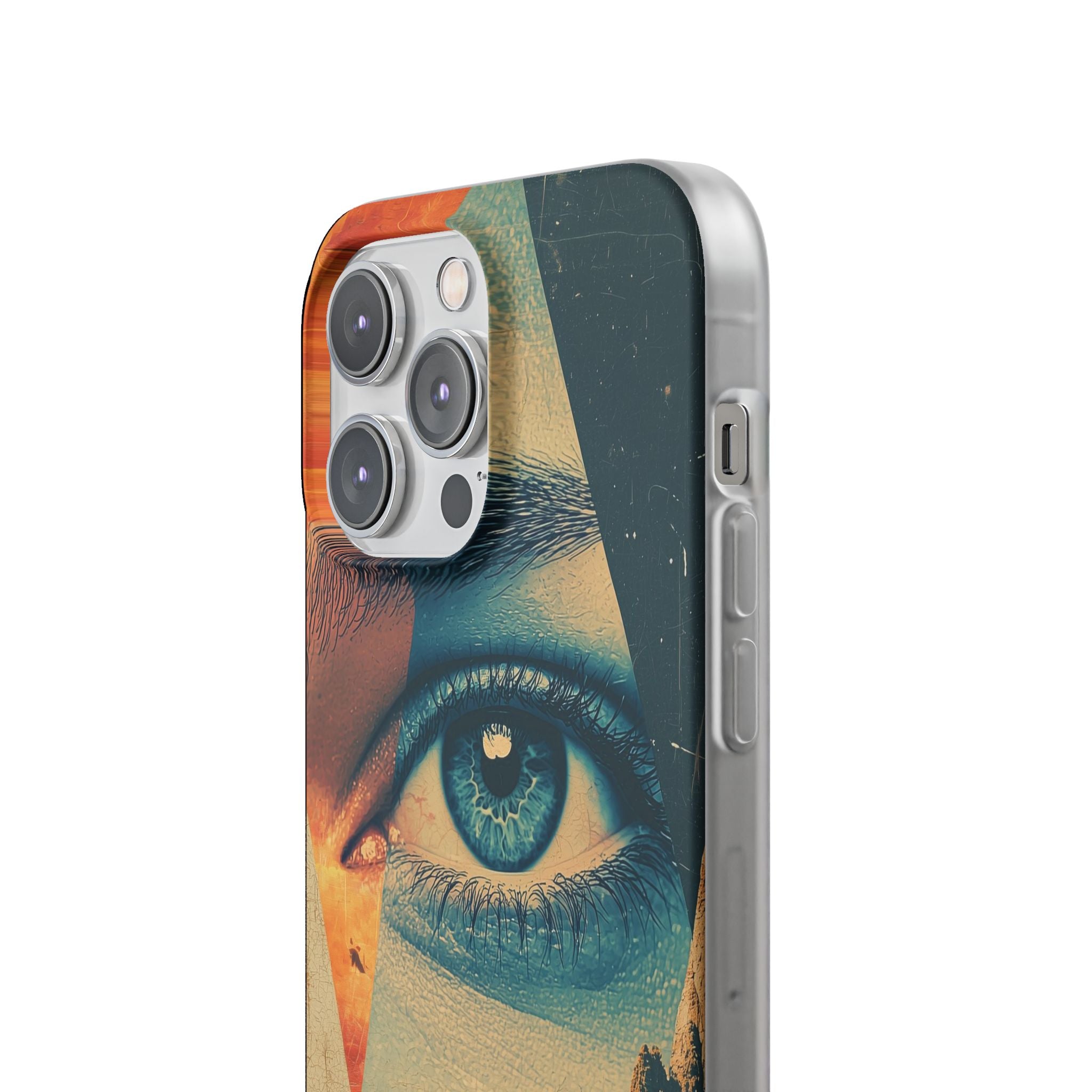 Fragmented Peak Gaze · Soft Phone Case for iPhone
