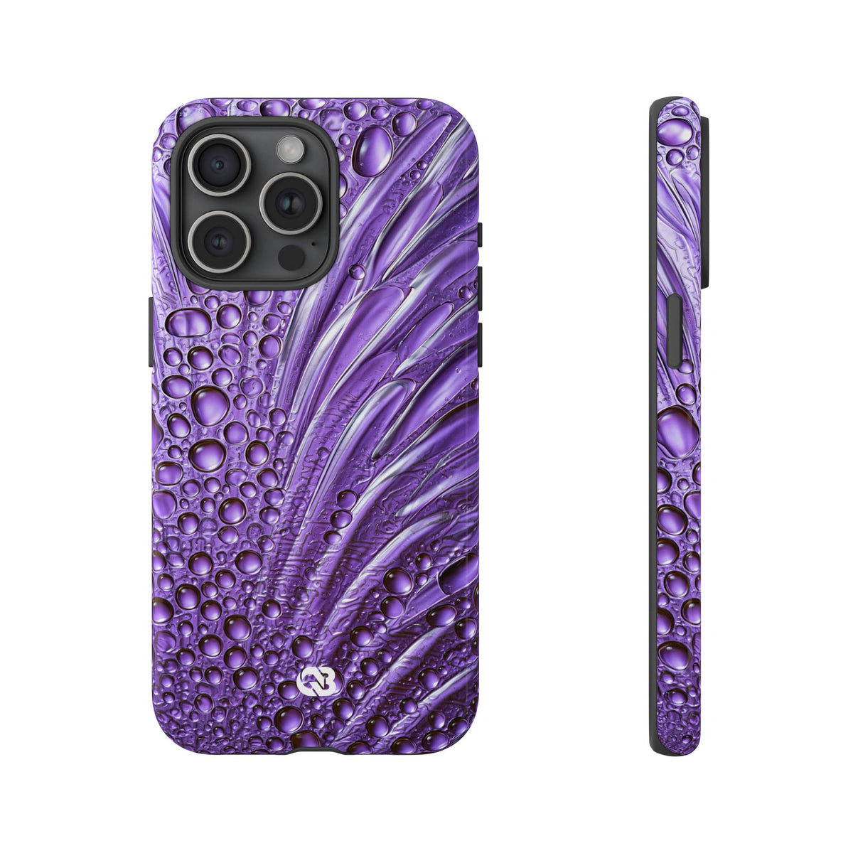 Violet Liquid Gel · Tough Phone Case for iPhone · Purple