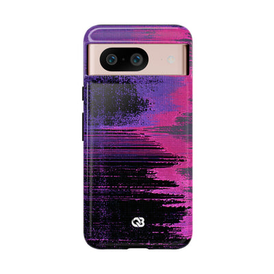 Neon Signal Shift · Tough Phone Case for Pixel ·  Purple
