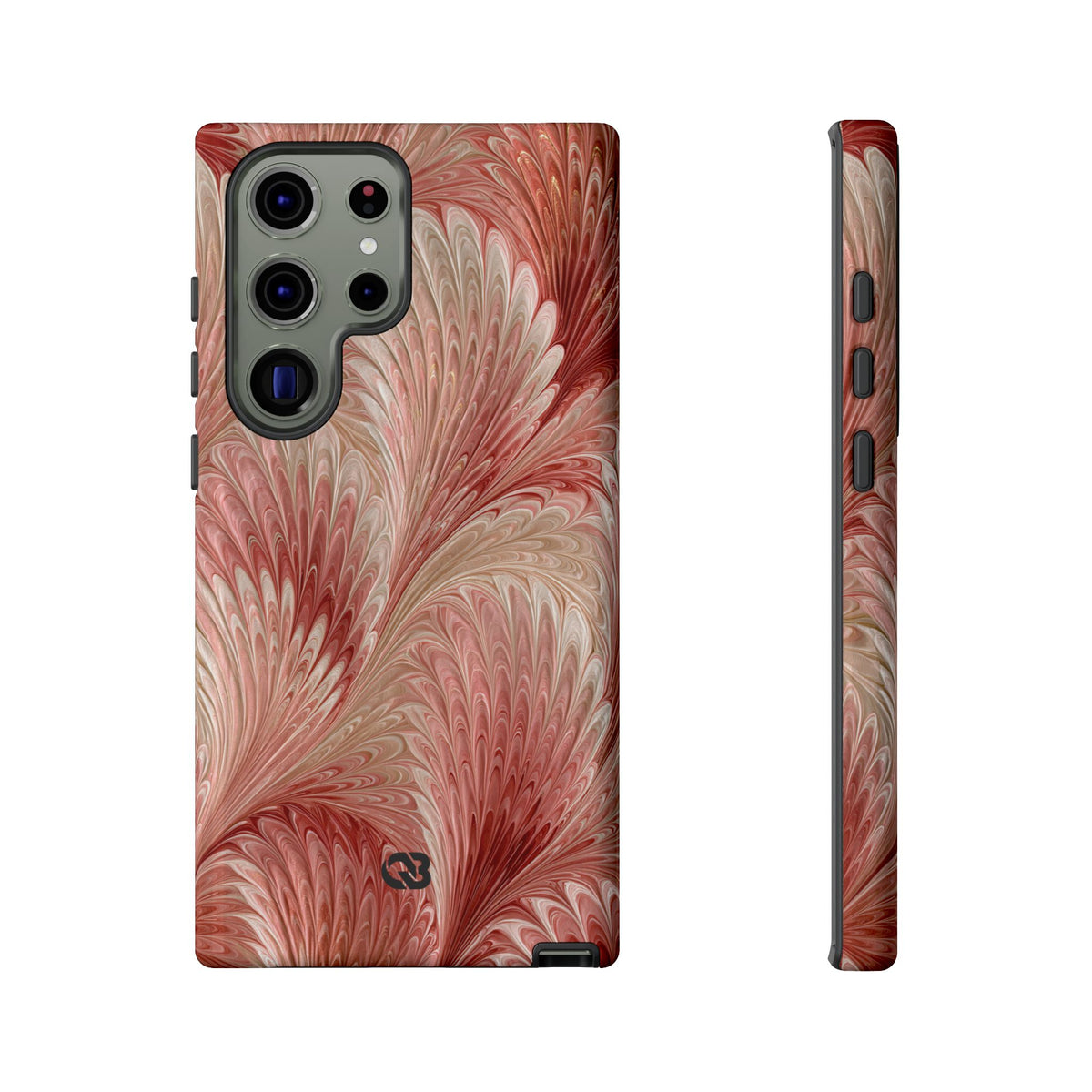 Blush Petal Plume · Tough Phone Case for Samsung · Pink