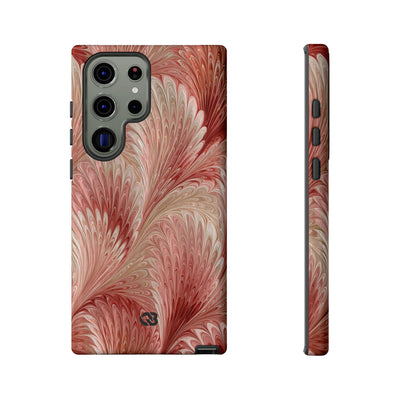 Blush Petal Plume · Tough Phone Case for Samsung · Pink