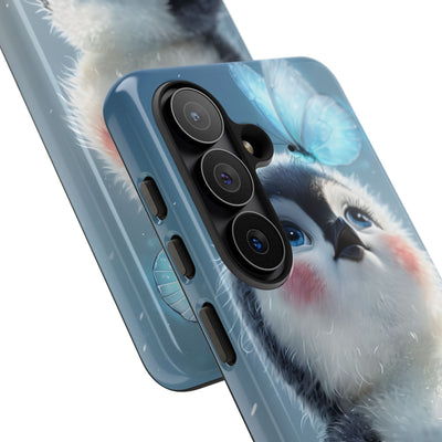 Frosty Penguin Glow · Tough Phone Case for Samsung