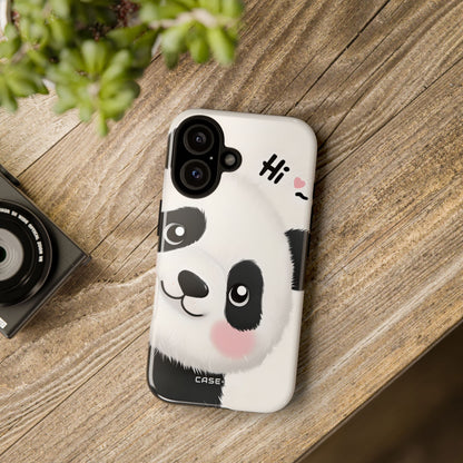 Panda Glow iPhone 16 Case - Tough