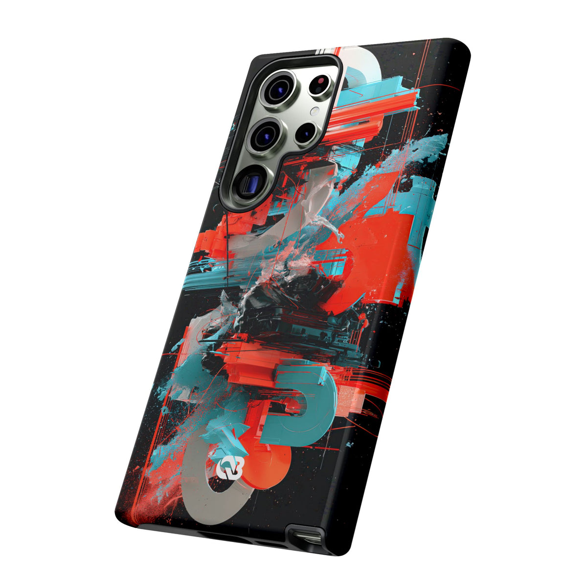 Fragmented Cyber Core · Tough Phone Case for Samsung · Black