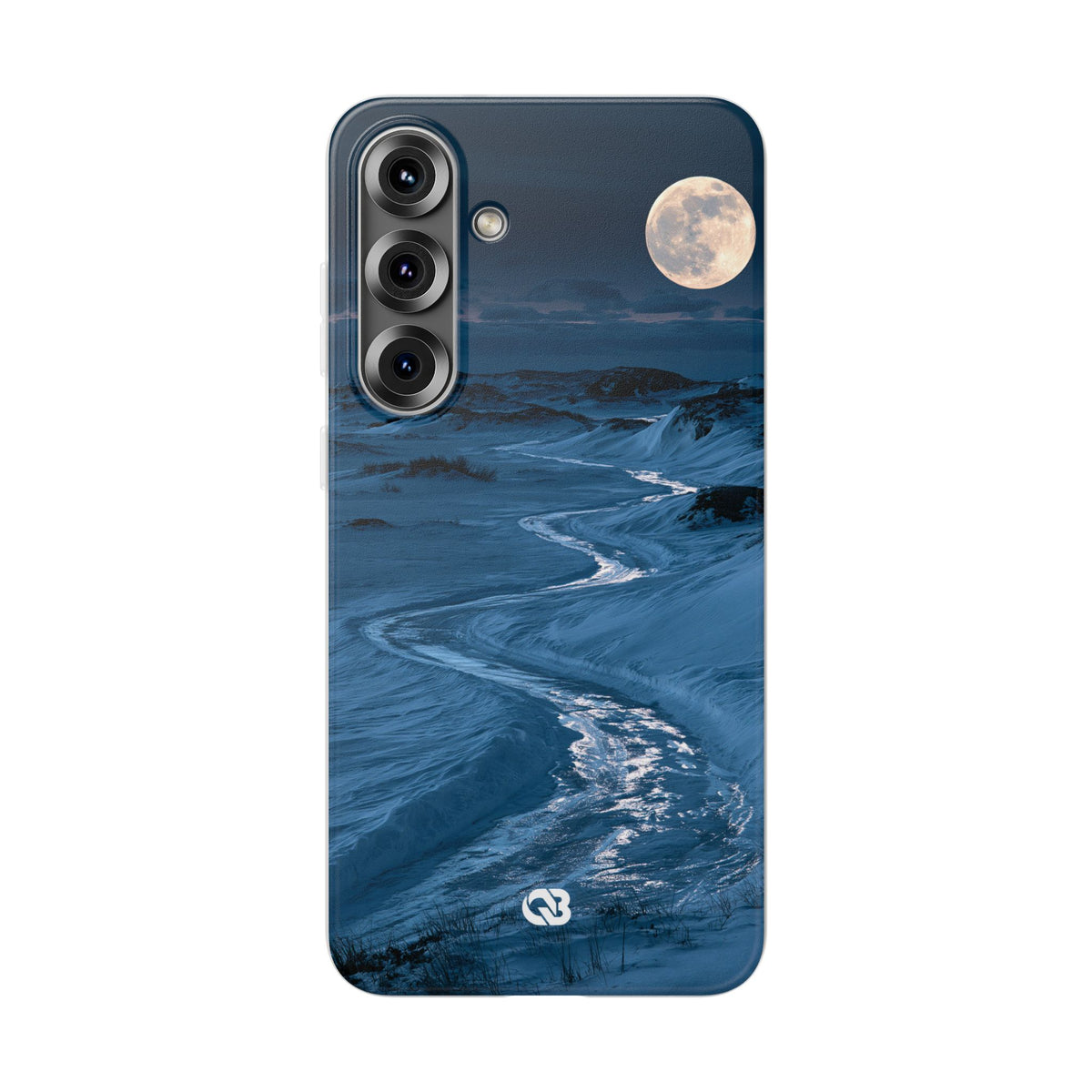 Arctic Moon Drift · Lite Phone Case for Samsung · Blue
