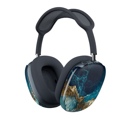 Golden Fracture Teal - AirPod Max Case