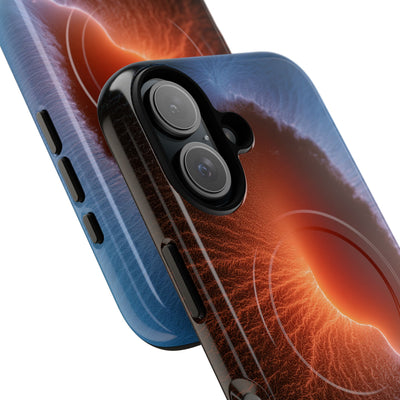 Thermal Aura Pulse · Tough 2.0 Magnetic Phone Case for iPhone · Blue