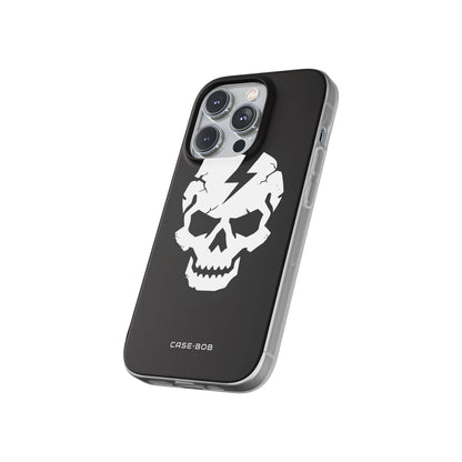 Lightning Skull iPhone 14 Pro Case - Soft