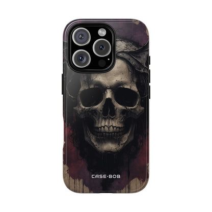 Skull Nocturne iPhone 16 Pro Case - Tough