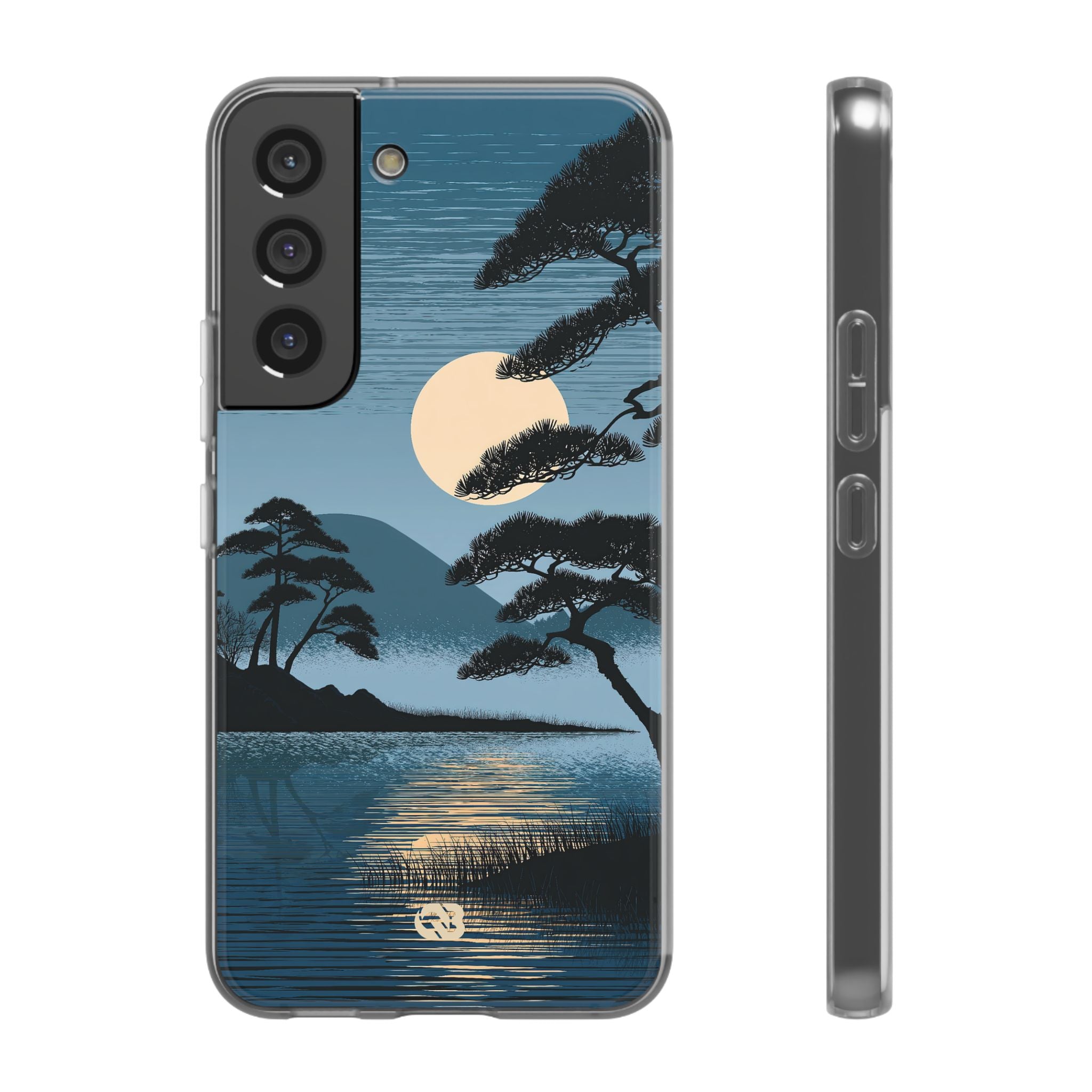 Blue Lite Phone Case for Samsung - Midnight Kyoto Pine