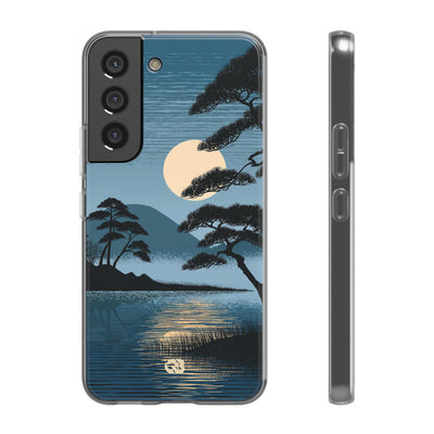 Blue Lite Phone Case for Samsung - Midnight Kyoto Pine