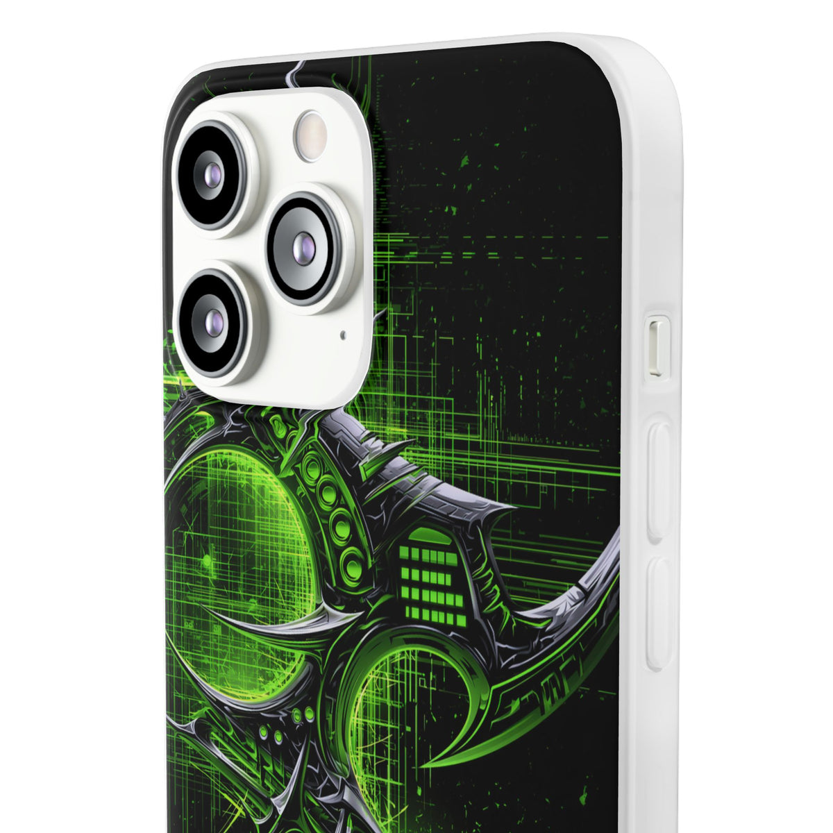 Cyber Sigil Grid · Lite Phone Case for iPhone ·  Green